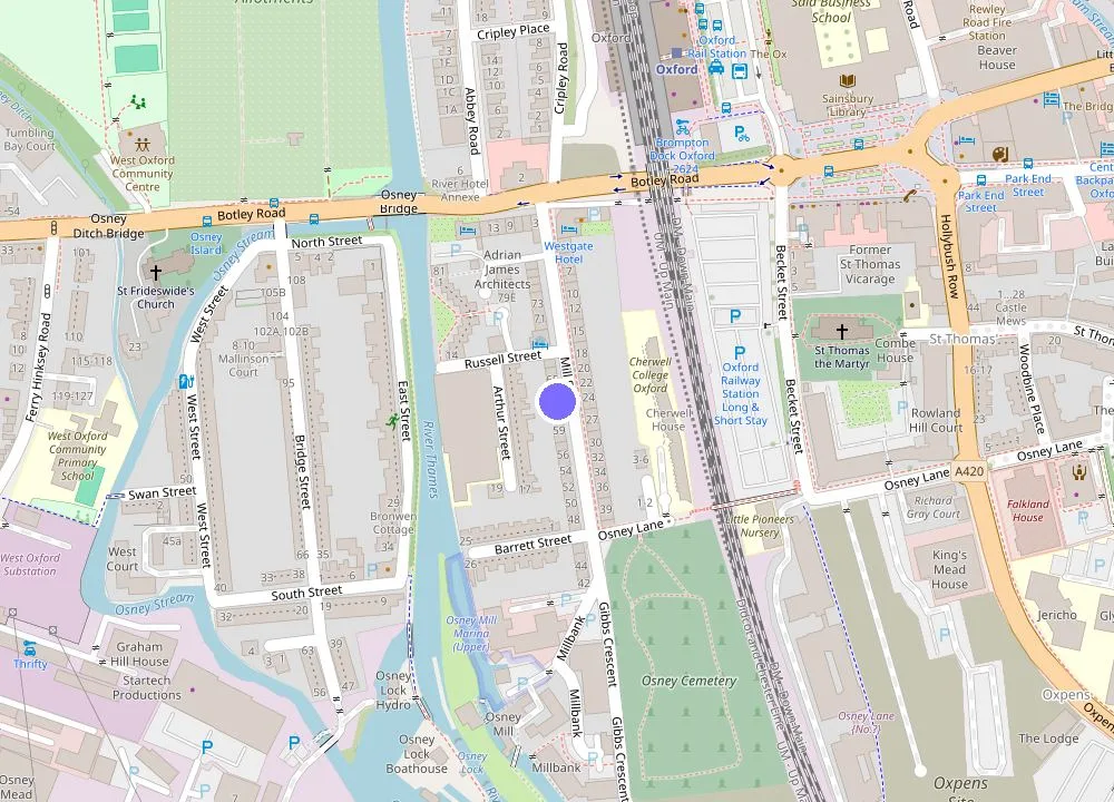 Map: The Porterhouse Grill and Rooms